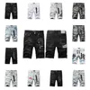 Brand Purple Brand Jeans Men's Shorts Designer Denim Hip Hop Ripped USA High Street HD1I