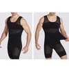 Men's Tank Tops Men Ultra-thin Vest Chest Corset High Elasticity Slimming Body Shaper Waist Trainer Sleeveless Mesh For Fat