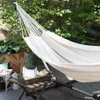 Hamacas colgando hamaca turística turística al aire libre columpios de jardín doble playas para mujeres hamacas de campamento barato