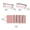 Cosmetic Bags 4-Layer Roll-Up Makeup Bag Large Capacity Travel Storage Foldable Toiletry Organizer