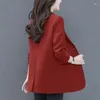 Abiti da donna abiti da donna primaverili e autunno 2024 temperamento sciolto per tutta la partita elegante blazer sottile comodo cardigan singolo petto