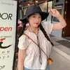 Bérets Suncreen Bucket Hat Fashion Spring Summer Sun Protection Fisherman Sunhat Women Girls