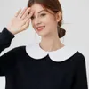 Bow Ties White Faux Colliers Châle pour femmes Collier de chemise Collier Coll Collier Robe amovible Robe détachable Faux