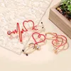 Brooches 3 Pcs Stethoscope Brooch Bag Badge Clip Backpack For Nurses Collar Pins Decorative Care