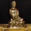 Figurki dekoracyjne chińskie zabytkowe fioletowe brązowe brązowe ornament statua Buddha Buddha