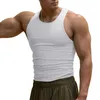 Erkek tank üstleri uygun fiyatlı marka yeleği erkekler kolsuz ince tasarım sporları günlük hızlı kurutma erkek polyester