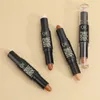 Contorno Corrector Stick Doble Cabeza Pen a prueba de agua Matte Highlighters Sombra Cosmética de lápiz de contorno para la cara 240426