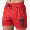 Shorts maschile uomini sport sport estivi da spiaggia tasca con zip bodybuildingpants jogger fitness che correva palestre