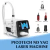 Switch Q-switch portatile nd YAG Laser Tattoo Rimozione Carbon Peeling Skin Whting Machine