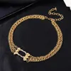 Colliers C de luxe Classic Pendant Designer Jewelry Letter C Pearl Gold CCLIES CLOCHERS Collier Party Accessoires de haute qualité 7698