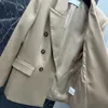 Designerinnen Frauen Blazer Jacke Mantel Frau Retro -Stil Buchstaben Wolle Mischung Frühling Herbst Neue freigelassene Tops