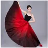 Stage Wear 720 Belly Gypsy Skirt Dance Ruffle Flamenco Dancing Large Skirts Flamingo Costume B-6832