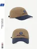 Ballkappen Trendy Brandbrief Stickerei Kurzkrempe Baseball -Cap Männer und Frauen Die gleiche koreanische Version von Fashion Street