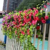 Fleurs décoratives Plantes artificielles durables Petunia Flower Elegant Morning Glory Centre pour le bureau à domicile