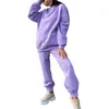 Women's Hoodies dames tweedelige tracksuit oversized hoodie sweatshirt en jogger joggen bijpassende set y2k sweatsuit outfits