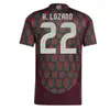 Mexiko Soccer Jersey Chicharito 2024 Copa America Cup Camisetas Kids Kit National Team Home Away Player Version Football Shirt Gimenez Lozano