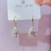 Dingle örhängen mode trend unik design elegant delikat zirkon höga smycken party gynnar för kvinnliga gåvor