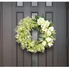 Декоративные цветы всасывание чашки вешалка для стеклянной двери кладбища венки Рождественский передний лето с белой розой
