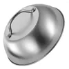 Kupalar Barbekü Pot Kapağı Metal Pan Mutfak Paslanmaz Çelik İşlemeli Tencereler için Yeniden Kullanılabilir Kapak Kızartma Tavaları