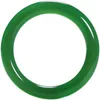 Bangle Natural Agate -podobny do szmaragdowej zielonej bransoletki Chalcedony żeńska okrągła bar piękna jaderz cesarz Green10mmsafenes