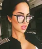 Rivet Cat Eye Transparent Frame Glasses Clear Fashion Eyeglass Fake Optical Eyeglasses Frames For Women Myopia Glass women039s 7974118