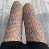 Frauen Socken Frauen Regenbogennetz dünne atmungsaktiv