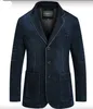 Ternos masculinos jeans blazer masculino jeans jeans jacket cacote três botões fora do tamanho do m-4xl