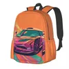 Rugzak ultieme sportwagen neo fauvism cover art kawaii backpacks jongen dagelijkse grote middelbare school tassen ontwerp rucksack