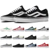 2024 Chaussures de créateurs hommes Femmes Old Skool Flat Shoes Designer Skateboard Sneakers Blanc Blanc Green rouge Marine Mentide Fashion Sports Trainers décontractés