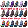 Car Seat Covers Floral Pair 2 Front Cover For Protector Accessory