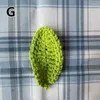 装飾的な花1pc手編みかぎ針編み糸ウール飾り花の頭バラ人工植物ギフト家の装飾美しいニット
