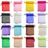 15*20 cm Culleggring Organza Regalo Wapping Borse Casatto Gioielli Casatto Organza Borse Candy Borse Pacchetto Mescola Colore