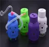 Plastic mini -fles Bong Heady Bongs Mini Dab Rig Water Pijp Dikke Oil Rigs Wax Rook Hookah 10 mm Bowl Bubbler Pijpen met slang6735393