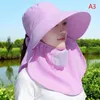 Breite Krempelnhüte 1PC Outdoor Fahrrad Fahrradstrand Arbeit Cap Sommer für Frauen Sonnenhut mit atmungsaktivem Sonnencreme Visor Sunhat Frauen