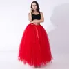 Röcke verträumte rosa Mesh Tulle Maxi Frauen elegant süße hohe Taille A-Line Multi-Layer Rock Damen Hochzeit Prom Fluffy Long Long