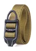 Moda Sport New Designer Men Belts Tactical Belt Belt Belt Fu frughle de metal pesado Celgos militares ajustáveis para homens