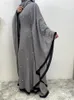Etnische kleding moslim abaya's Marokkaanse kaftan islamitisch voor vrouwen mode parels kimono gewaad jurken kalkoen kaftan ramadan