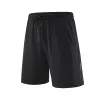 lu Men Cycling Sports Ice Silk Short Jogger Pant With Pocket Reflective Stripe Elastic Casual Running Gym Workout