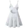 Vestidos à venda Compensação de verão noite vestido de praia branca feminino mini festas de verão backless feminina mulher roupas 240424