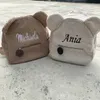 Plush Backpacks Personalized embroidered childrens backpack lightweight plush bear bag childrens customized name backpack giftL2405