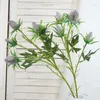 Fiori decorativi piante artificiali finti plastica di plastica agrifoglio floreale decorazione della festa della festa simulazione fiore hollies pianta