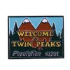 Brooches Twin Peaks Pin Perfect Tv Show Fans Fans Gift
