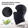 Boinas absorventes balaclava tampa de vento de vento de vento seco de máscara respirável Proteção UV Ciclismo de rosto cheio de rosto tático Chapé