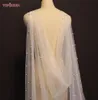 Wraps Jacken G41 Bridal Cape Veil mit Perlen Schal Bolero Capes für Kleiderbraut Tüll Sommer4235691