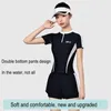 Swimwear femminile Donne Due pezzi impermeabile Push Up Fitness Water Sport Surfing Short Shor Short Drying Beach Bareding Bareding Swimingsuit