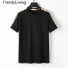 New Desinger T-shirt Mens Tshirt Mens Polo Designer Polo Summer Fashion Clain à manches courtes