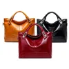 Women Oil Wax Leather Designer Handbag High Quality Shoulder Bag Ladies Handbags Fashion Brand PU s Elegant 240419