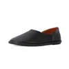 Casual Shoes Row Designer -Slipper für Frauen 2024 Weiß runder Luxus hochwertiger Slip auf Flats Frau Größe 43