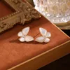 Orecchini designer di zircone Designer in oro 18K per donne Nuove orecchini di diamanti Orecchini di lusso Gioielle