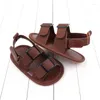 Erste Wanderer Babyschuhe Sommer Sandale coole Stil hochwertiger PU- und TPR-Anti-Schlupf-Sohle Toder Wanderschuh 0-9-18 Monat 2024 Mode
